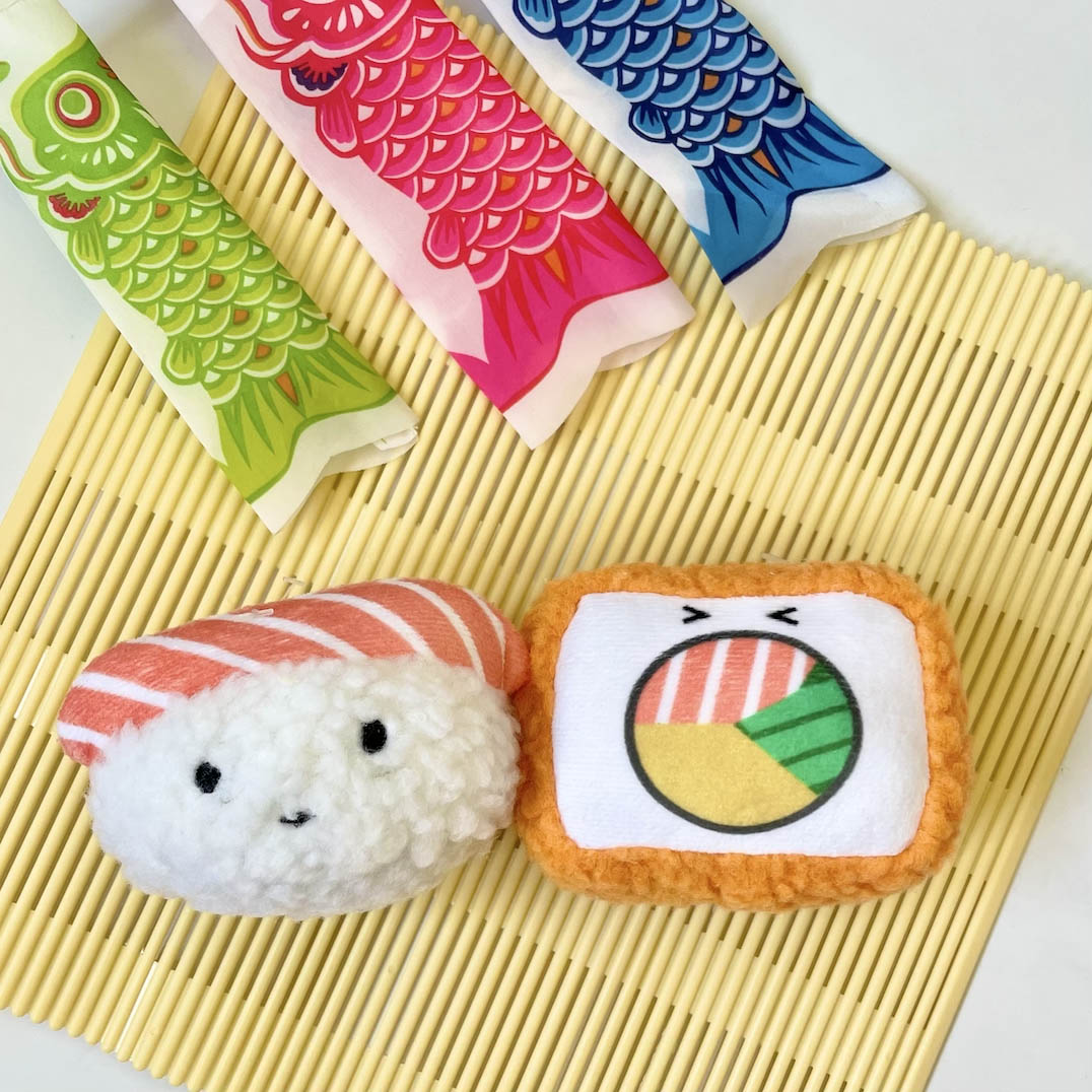 Sushi Mochi Dog Toy